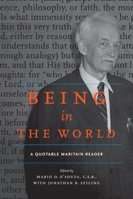 Mario D'Souza, C.S.B., Jonathan R. Seiling, Mario D'Souza C. S. B., Mario D'Souza C.S.B. - Being in the World, Häftad