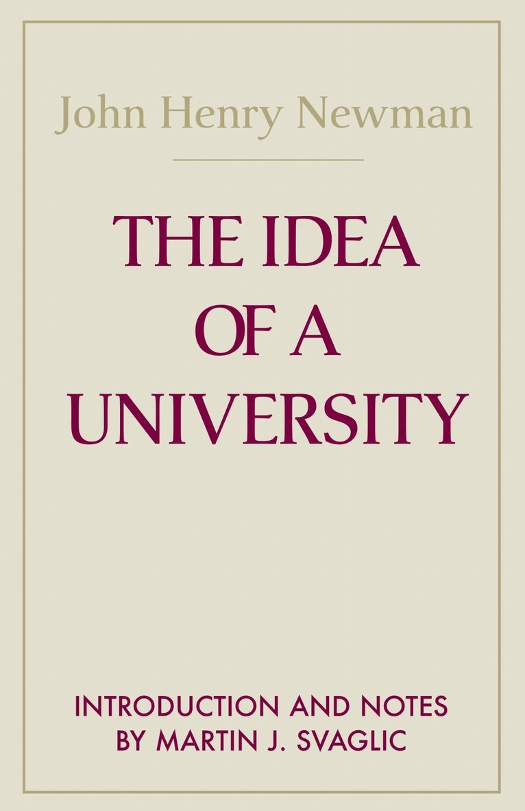 Idea of a University