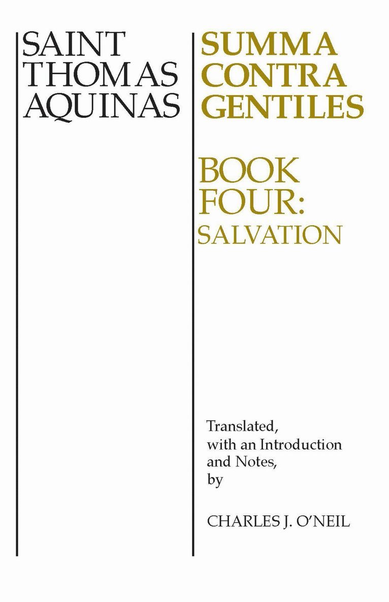Thomas Aquinas - Summa Contra Gentiles, 4, Häftad