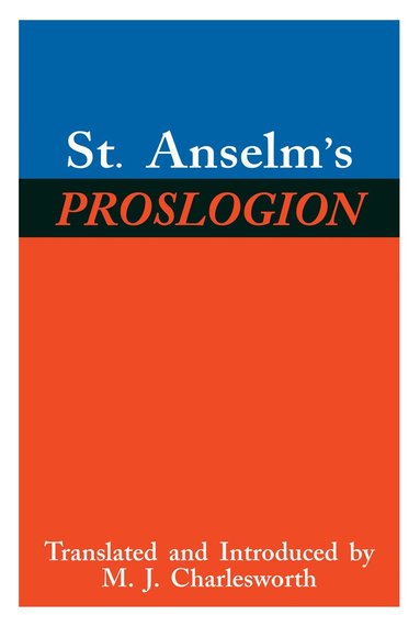 bokomslag St. Anselms Proslogion