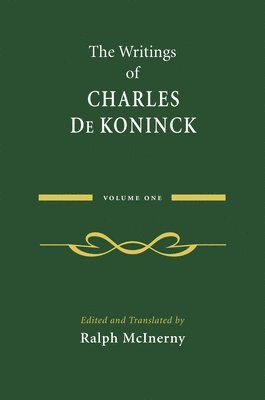 bokomslag The Writings of Charles De Koninck