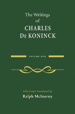 Charles De Koninck, Ralph McInerny, Ralph Mcinerny - Writings of Charles De Koninck, Häftad