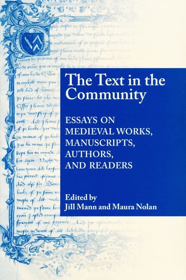 Jill Mann, Maura Nolan - Text in the Community, Häftad