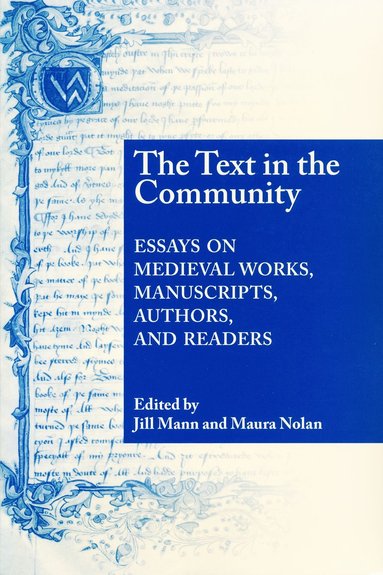 bokomslag Text in the Community