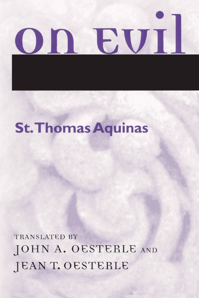 Thomas Aquinas - On Evil, Häftad