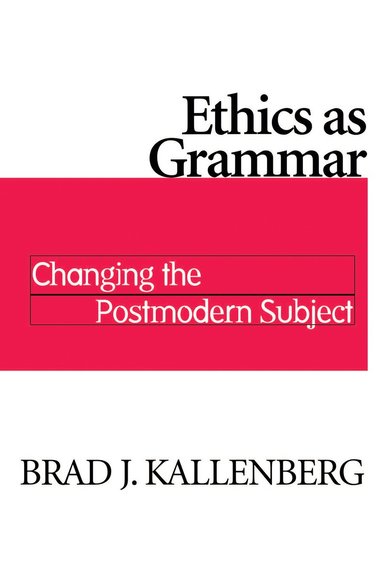 bokomslag Ethics As Grammar