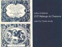 bokomslag Mellange de Chansons, 1572