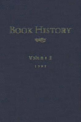 Book History, Vol. 1