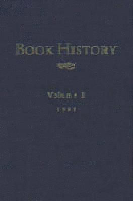 Book History, Vol. 1 1