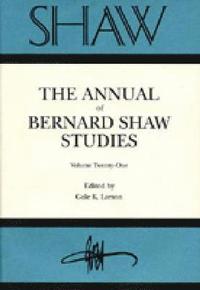 bokomslag Annual of Bernard Shaw Studies Vol 21