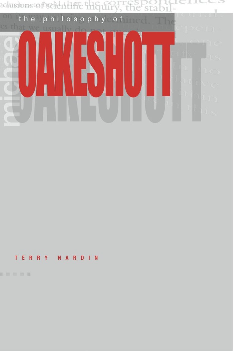 Philosophy of Michael Oakeshott