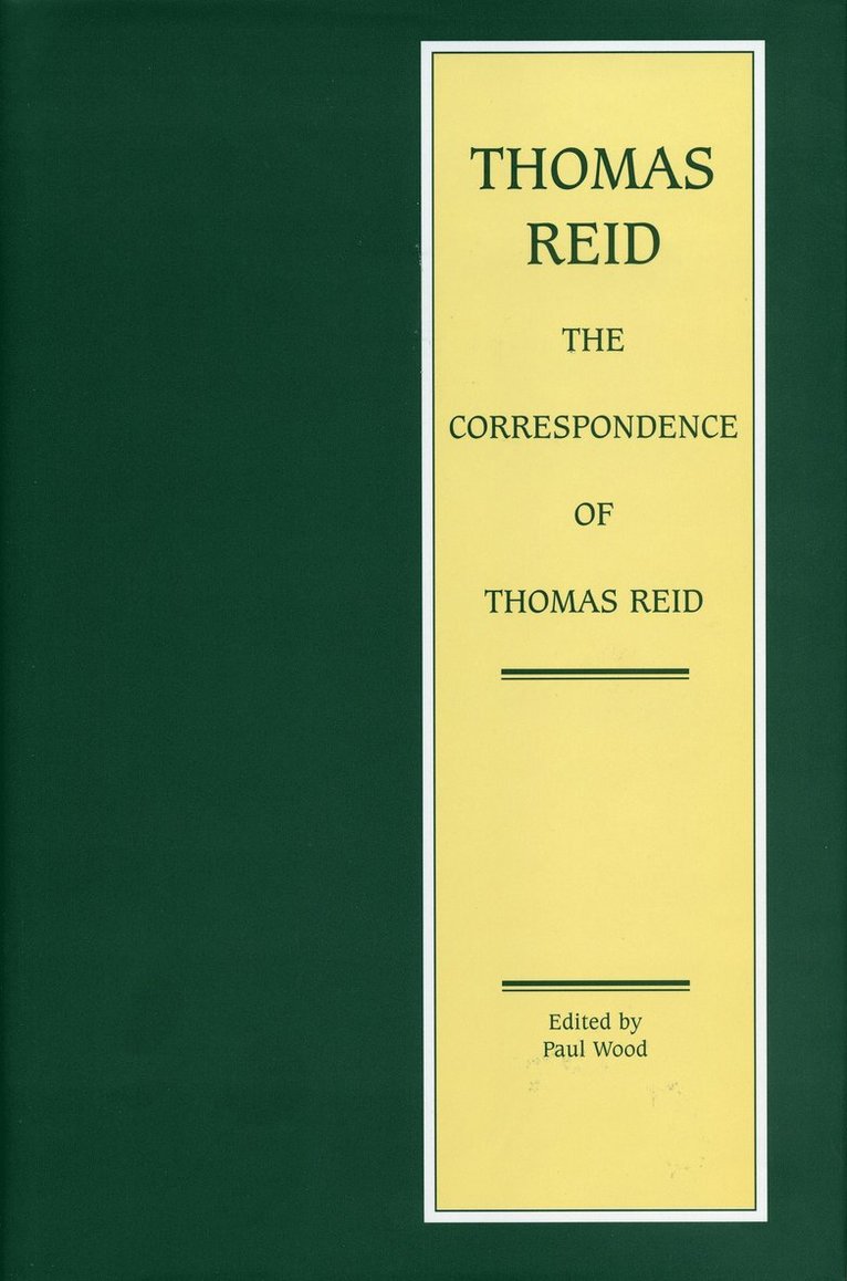 Correspondence of Thomas Reid