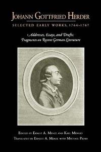 bokomslag Johann Gottfried Herder: Selected Early Works, 17641767