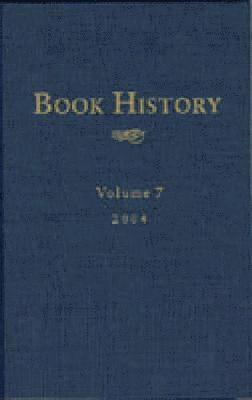 Book History, Vol. 7