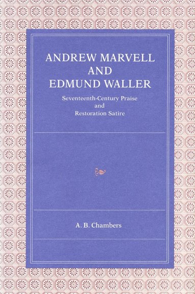 bokomslag Andrew Marvell and Edmund Waller