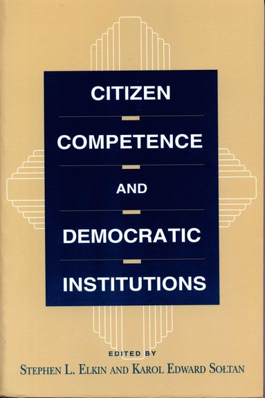 bokomslag Citizen Competence and Democratic Institutions