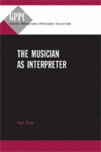 bokomslag The Musician as Interpreter