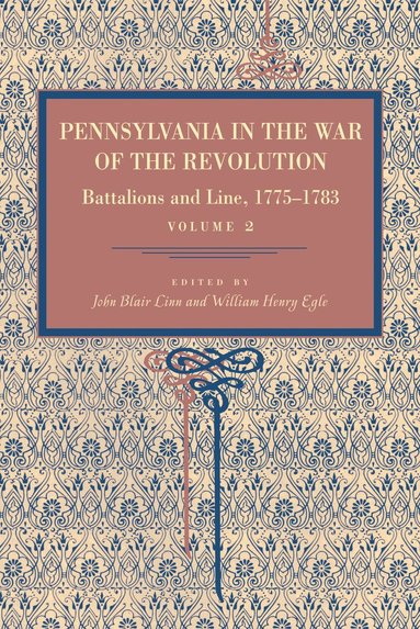 bokomslag Pennsylvania in the War of the Revolution