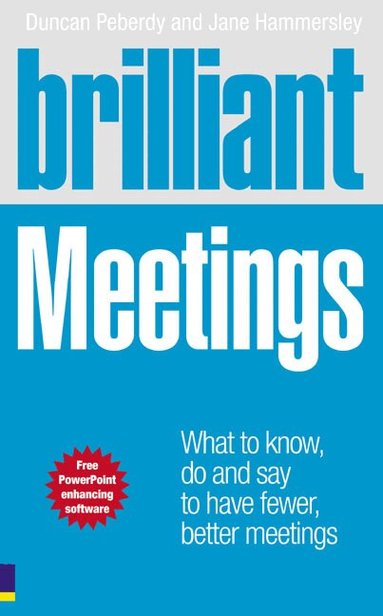 Duncan Peberdy, Jane Hammersley - Brilliant Meetings, Häftad