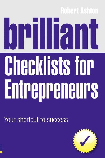 Robert Ashton - Brilliant Checklists for Entrepreneurs, Häftad