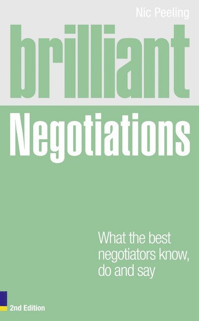 Nic Peeling - Brilliant Negotiations, Häftad