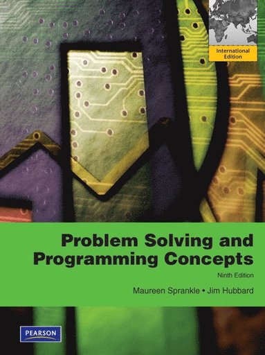 bokomslag Problem Solving and Programming Concepts Pearson International Edition 9th Edition