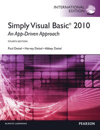 bokomslag Simply Visual Basic 2010: An App-Driven Approach