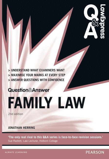 Jonathan Herring - Law Express Question and Answer: Family Law, Häftad