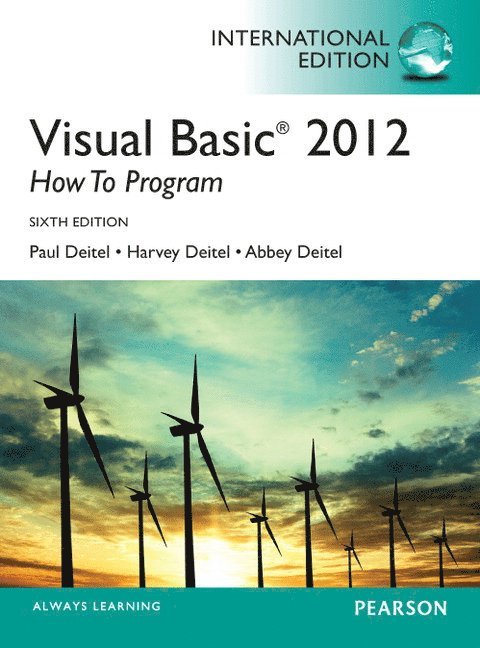 Visual Basic 2012 How to Program 1