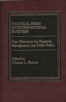 bokomslag Political Risks in International Business