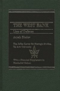 bokomslag The West Bank