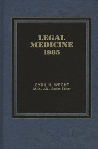 bokomslag Legal Medicine 1985