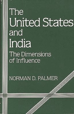 bokomslag The United States and India