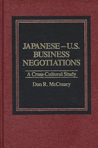 bokomslag Japanese-U.S. Business Negotiations