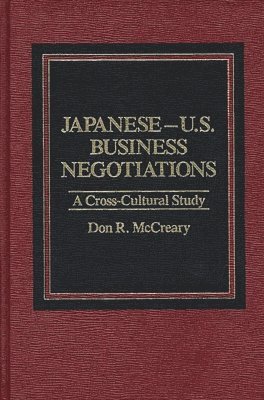 Japanese-U.S. Business Negotiations 1