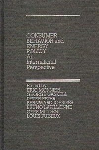 bokomslag Consumer Behavior and Energy Policy