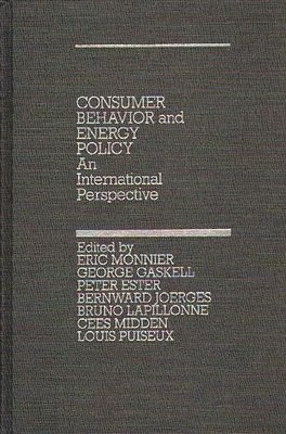 Consumer Behavior and Energy Policy 1