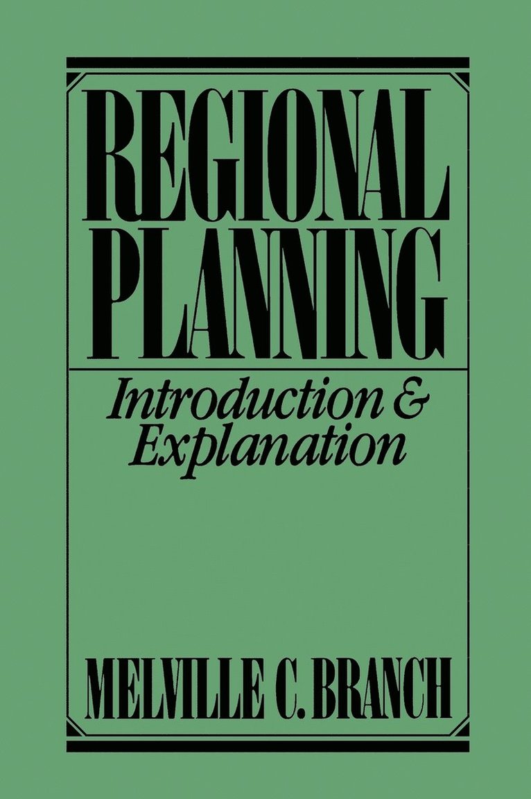 Regional Planning 1