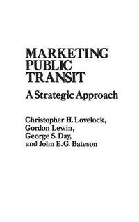 bokomslag Marketing Public Transit