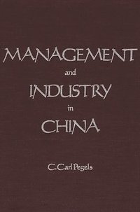 bokomslag Management and Industry in China