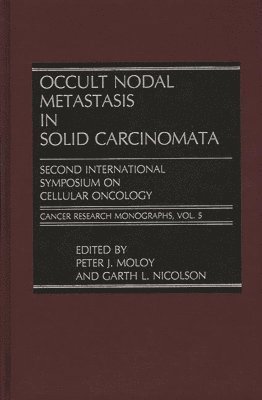 bokomslag Occult Nodal Metastasis in Solid Carcinomata