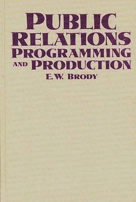 Public Relations Programming and Production 1