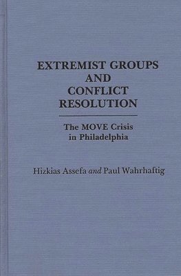 bokomslag Extremist Groups and Conflict Resolution