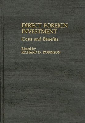 Unknown, Richard D. Robinson - Direct Foreign Investment, Inbunden