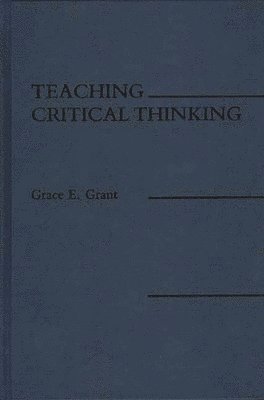 bokomslag Teaching Critical Thinking