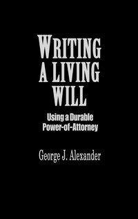 bokomslag Writing A Living Will