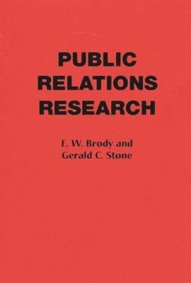 bokomslag Public Relations Research