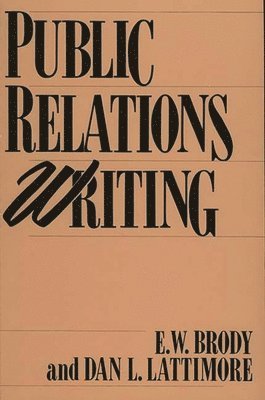 bokomslag Public Relations Writing