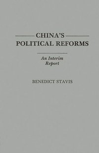 bokomslag China's Political Reforms