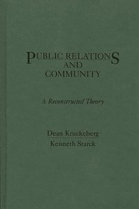 bokomslag Public Relations and Community
